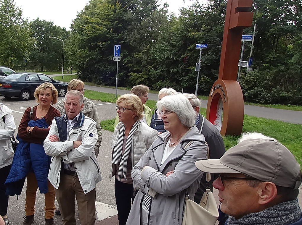  Uistapje 2017, rondleiding in de natuur en uitleg van de natuur. 
